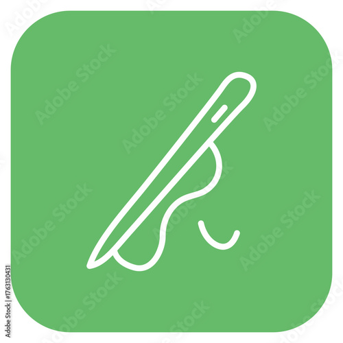 Needle icon vector image. Can be used for Shoemaker.