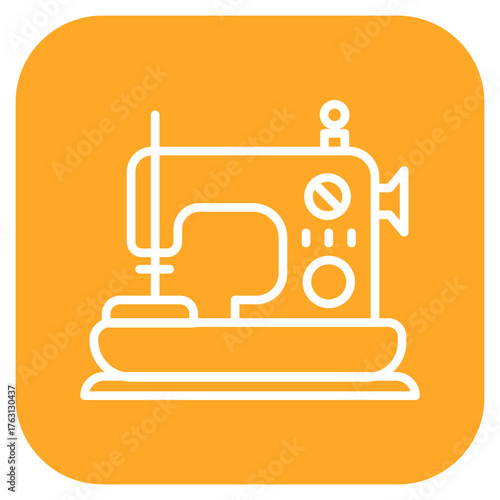 Overstitch icon vector image. Can be used for Shoemaker.