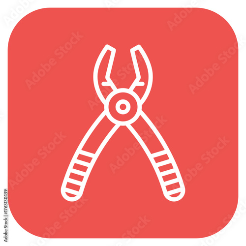 Pincers icon vector image. Can be used for Shoemaker.