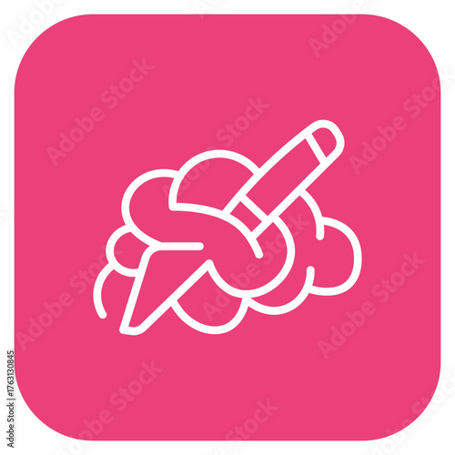 Graffiti icon vector image. Can be used for Art and Craft Supplies.
