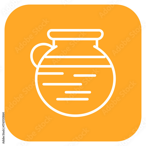 Pottery Ceramics icon vector image. Can be used for Art and Craft Supplies.