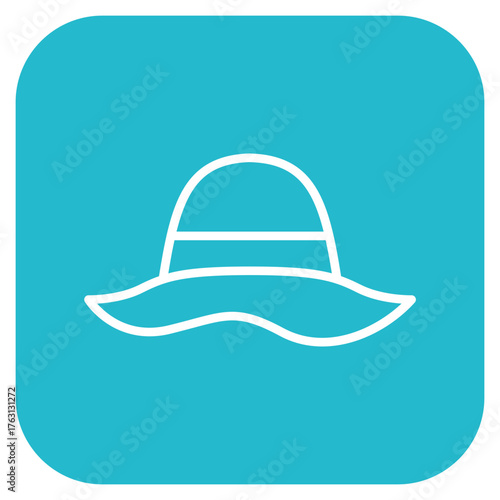 Women Hat icon vector image. Can be used for Oktoberfest.