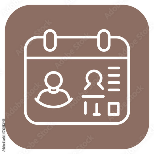 Monthly Membership icon vector image. Can be used for Bowling.