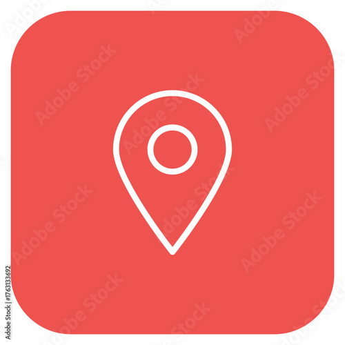 Location icon vector image. Can be used for Volleyball.