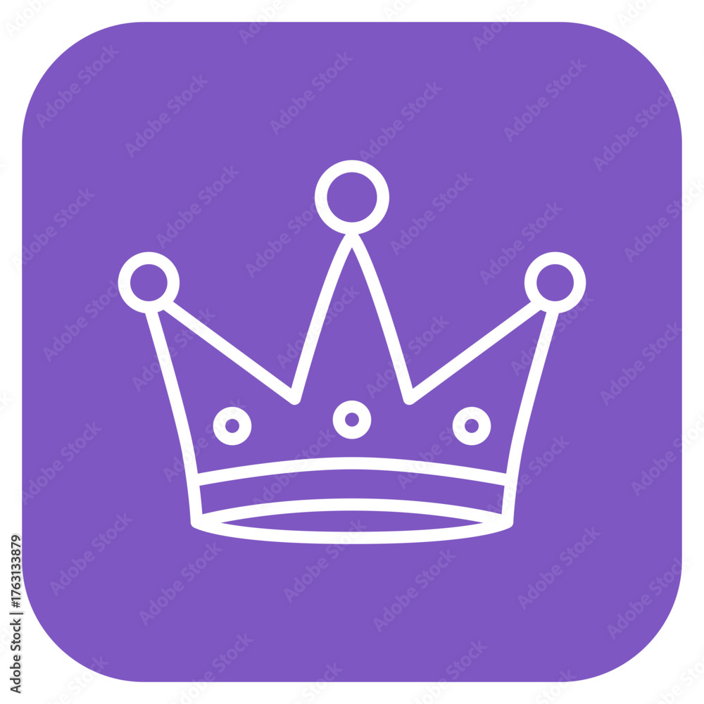 Fototapeta premium Crown icon vector image. Can be used for Casino.