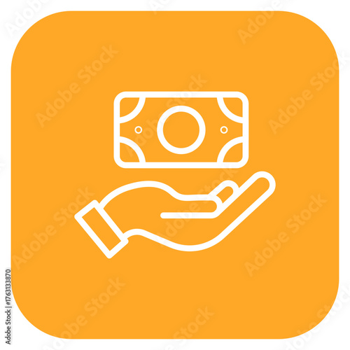 Cash Back icon vector image. Can be used for Casino.