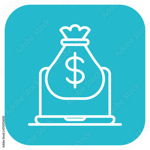 Loss Rebates icon vector image. Can be used for Casino.