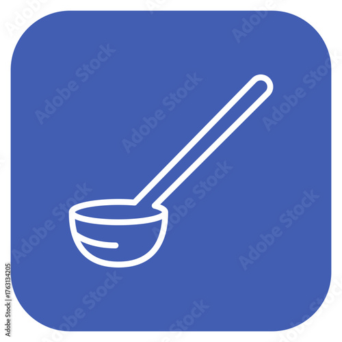 Ladle icon vector image. Can be used for Mettalurgy.
