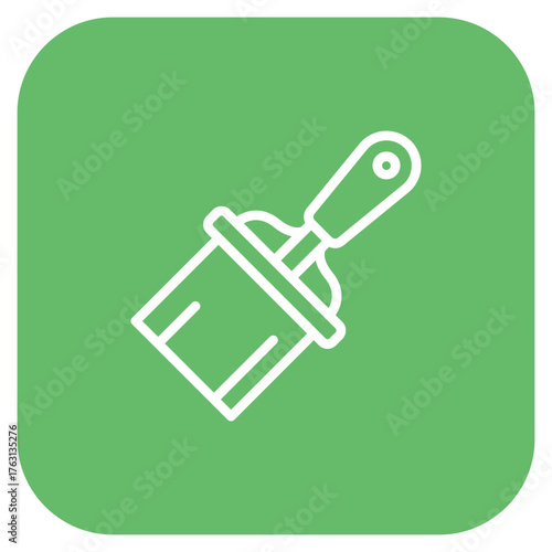 Plastering Trowel icon vector image. Can be used for Construction Tools.