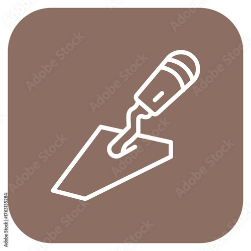 Trowel icon vector image. Can be used for Construction Tools.