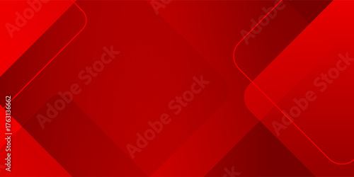 red abstract background with layered rounded diamond shapes and smooth gradients. Ideal for energetic designs, business branding, and dynamic presentations.