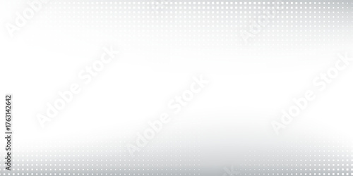 Dot retangle silver foil background with metal mirror texture. Chrome gradient surface with light gloss modern