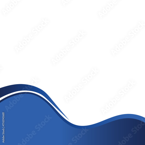 Modern Wavy Footer