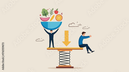 Balancing healthy food and lifestyle choices