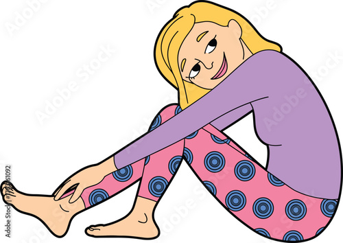 Loving Cartoon Indian Mother Holding Her Happy Young Son, South Asian Woman Embracing Child, Motherhood and Family Love Vector Illustration.