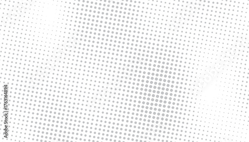 Abstract halftone wave dotted background. Futuristic twisted grunge pattern, dot, circles. Vector modern optical pop art texture.