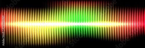 Colorful neon sound background. Vector. EPS 10.