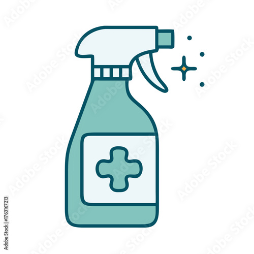 Disinfectant Spray Icon for Web and Graphic Design