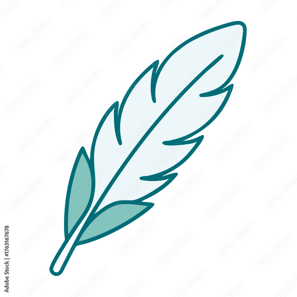 Fototapeta premium Feather Wings Icon for Web and Graphic Design