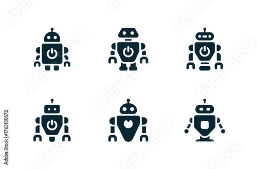 Futuristic Robot Head Design