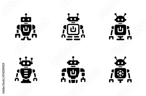 Cute Robot AI Design  
