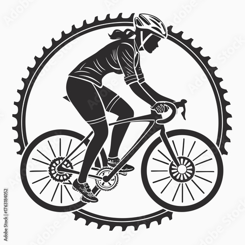 mountain bike silhouette