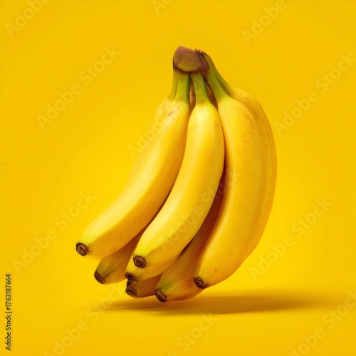 Wallpaper Mural banana on yellow background Torontodigital.ca