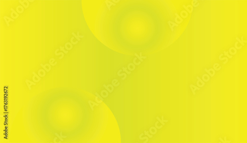 Bright, sunny abstract yellow background vector illustration with glowing orange circles and bokeh texture