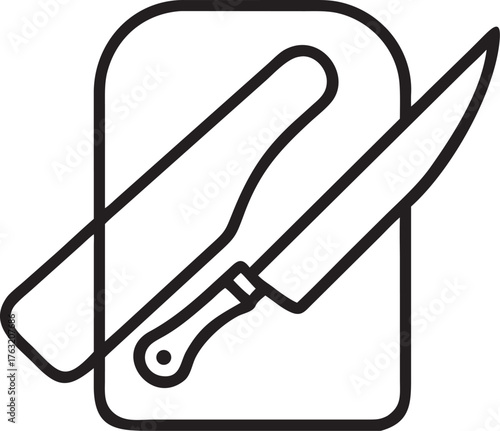 Vector illustration of a metal tool hammer and nail with a pencil and saw