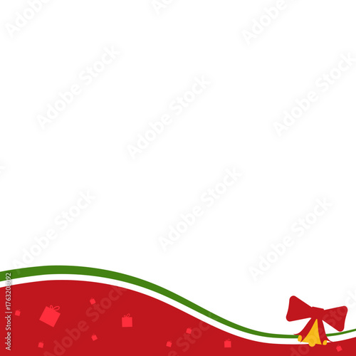 Christmas Wave Footer