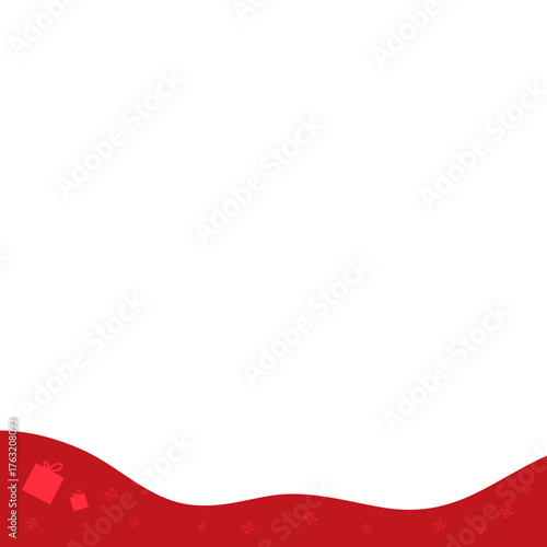 Christmas Wave Footer