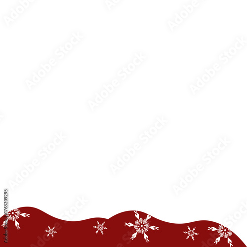 Christmas Wave Footer