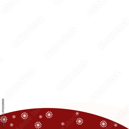 Christmas Wave Footer
