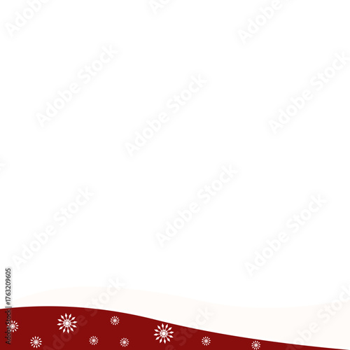 Christmas Wave Footer