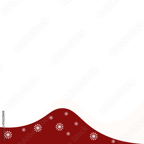 Christmas Wave Footer