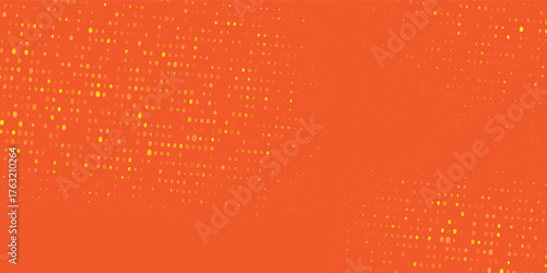 Abstract Dotted orange Tech Finance Fintech Background Abstract Pixel Pattern. Abstract Business Tech Science Vector Backdrop Modern Abstract modern