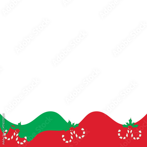 Christmas Wave Footer