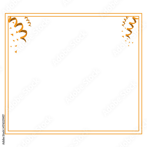 New Year Frame with Fireworks