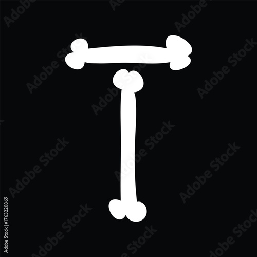 Human Bone hallowen icon for your project