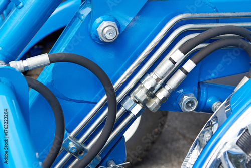 Hoses of hydraulic machine