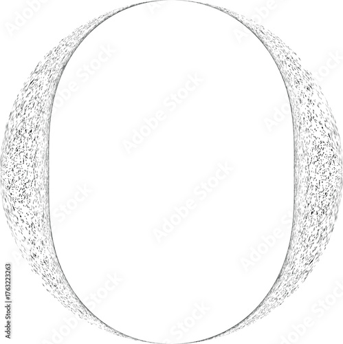 Distress basic geometric shape design . Noise dispersion circle logo . Spray effect .Grunge, grainy, gritty texture with circle frame. Distressed circle element .vector 