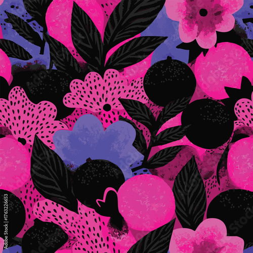 vector graphic pattern textile all over print