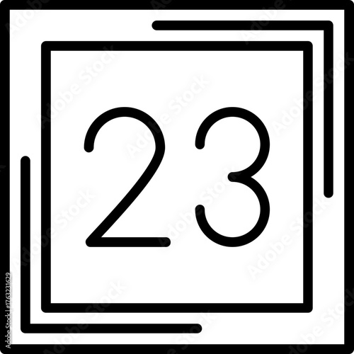 Twenty three Icon