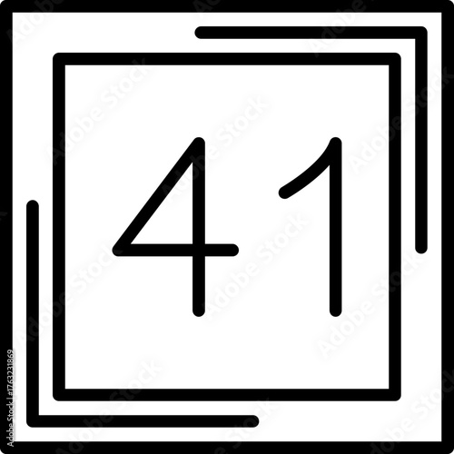 Forty one Icon