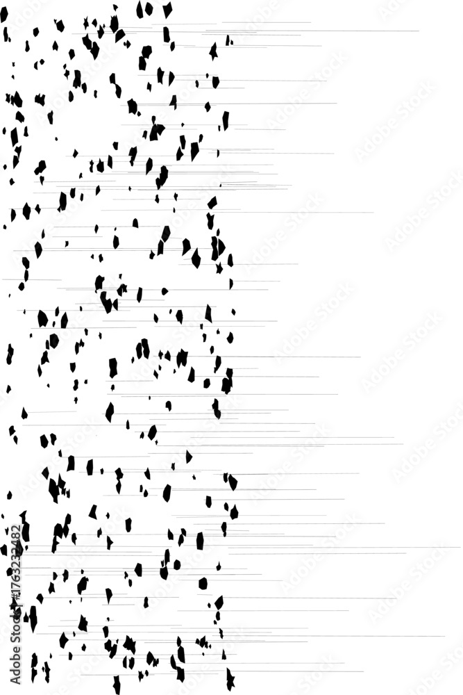 Obraz premium Abstract Minimalist Vector – Black Lines and Shapes on White