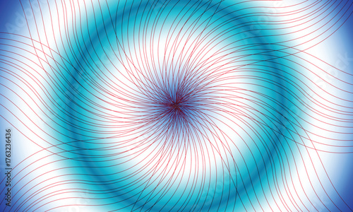 Hypnotic Spiral Lines – Abstract Optical Motion Background