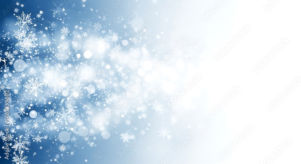 Fototapeta premium blue Christmas background