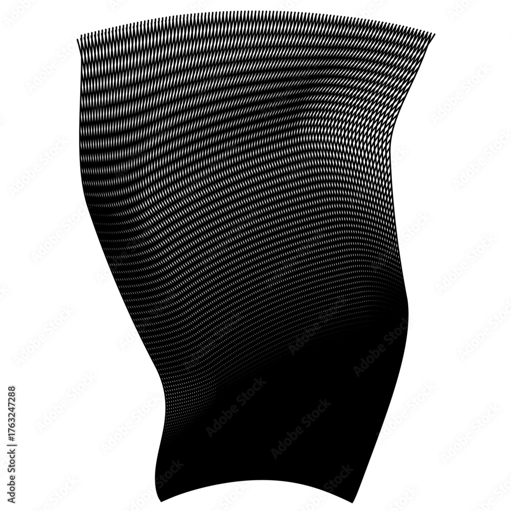 Fototapeta premium Long skirt on white background