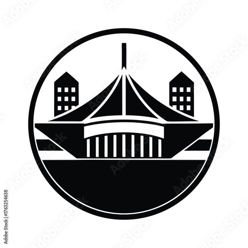 Brasilia University Campus Icon Design