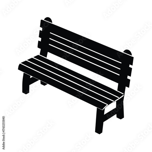 Brasilia Park Bench Vector
